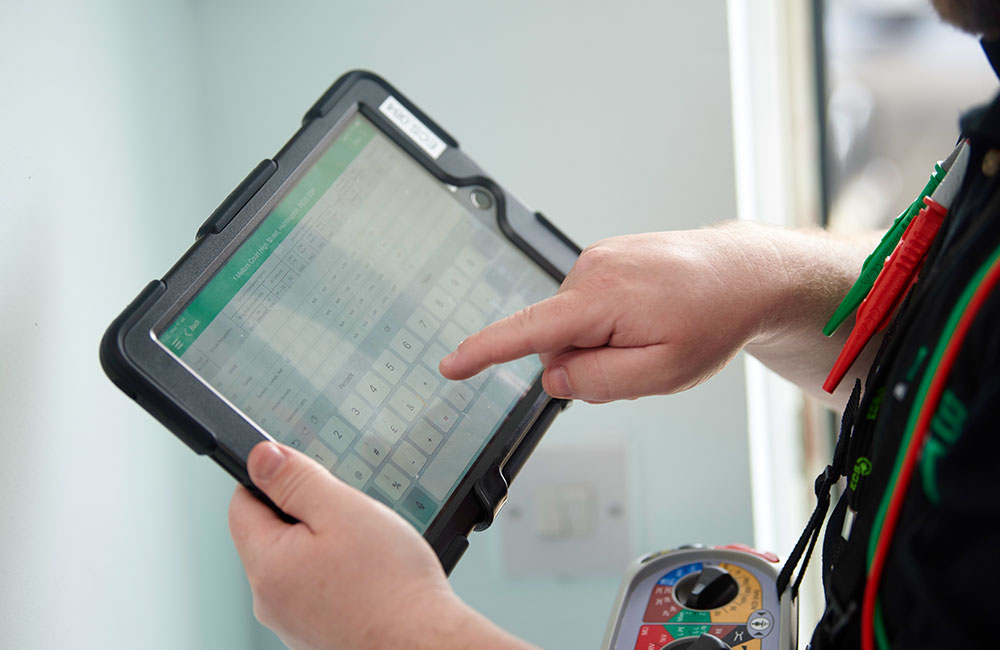 Engineer Using Ipad To Find Any Issues Engineer Using Ipad To Find Any Issues