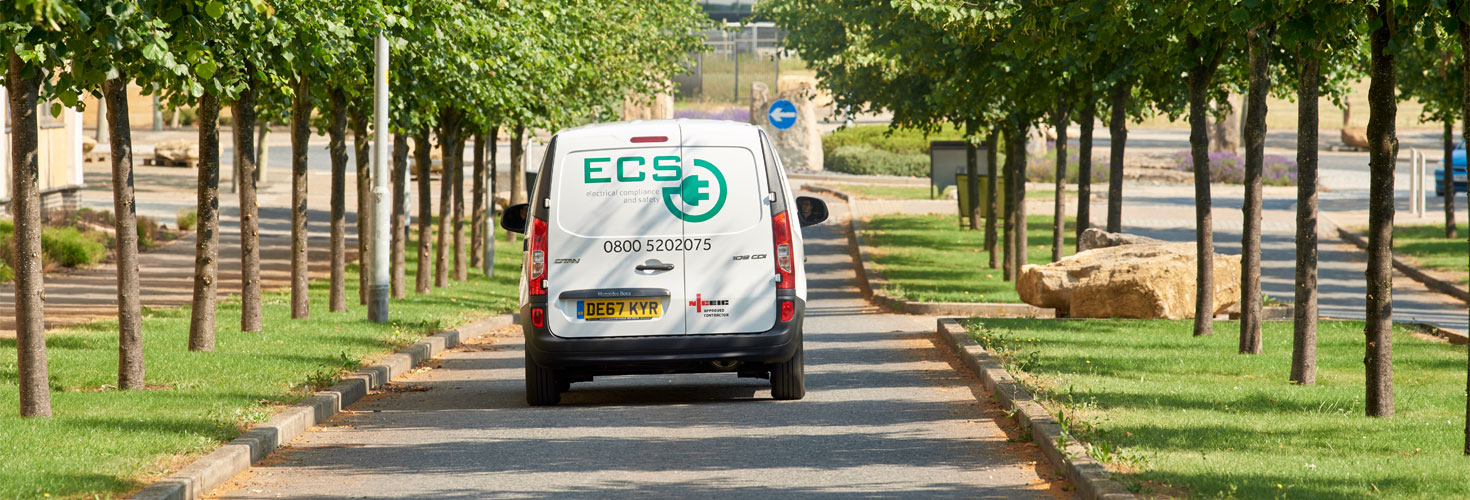 Image of ECS Corby Van electrical contractors for Social housing