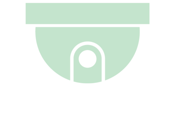 green CCTV icon front facing