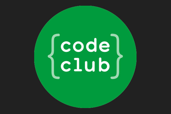 Code Club Logo With Black Background