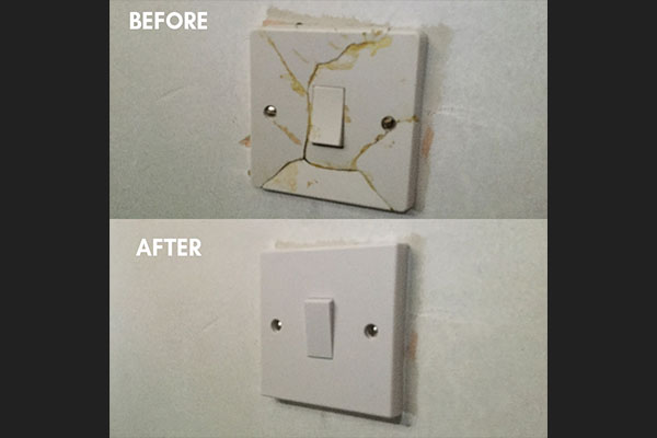 Before And After Light Switch